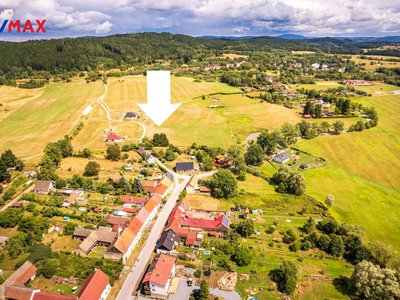 Prodej stavební parcely 1500 m² Horní Dvořiště