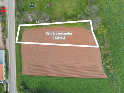 Prodej stavební parcely 1441 m² Blšany