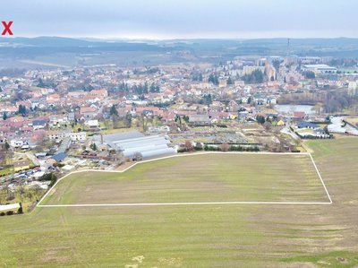 Prodej stavební parcely 15885 m² Milevsko