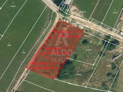 Prodej stavební parcely, 913m²
