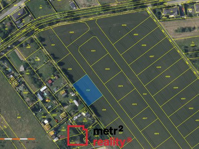 Prodej stavební parcely 831 m² Štarnov