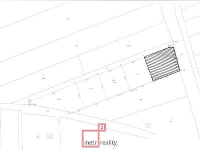 Prodej stavební parcely 789 m² Konice