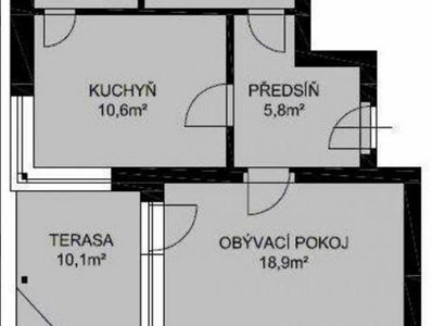 Pronájem bytu 1+1 44 m² Boskovice