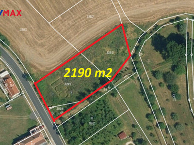 Prodej stavební parcely 2190 m² Podhořany u Ronova