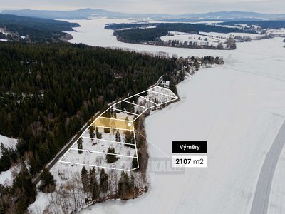 Prodej stavební parcely 2107 m² Přední Výtoň