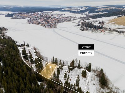 Prodej stavební parcely 2107 m² Přední Výtoň