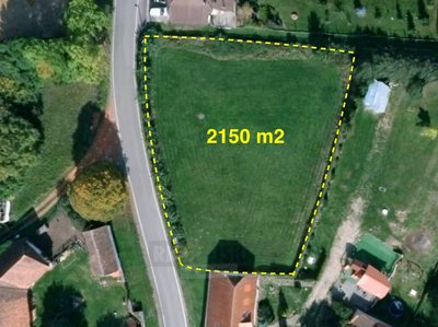 Prodej stavební parcely 2150 m² Milevsko