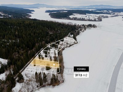 Prodej stavební parcely 3113 m² Přední Výtoň