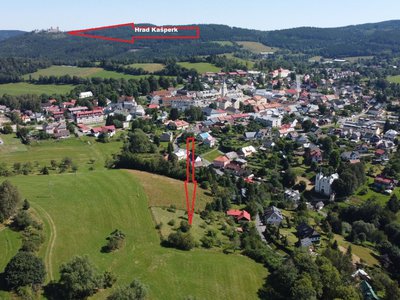 Prodej stavební parcely 4330 m² Kašperské Hory