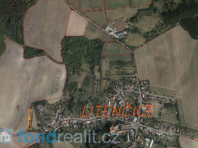 Prodej zemědělské půdy 2552 m² Litenčice