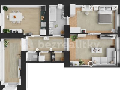 Prodej bytu 2+1 80 m² Praha