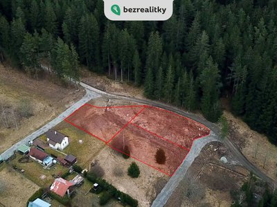 Prodej stavební parcely 1825 m² Lipno nad Vltavou