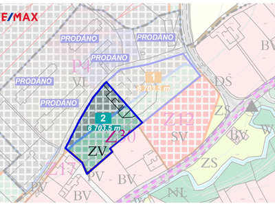 Prodej komerčního pozemku 6703 m² Vražné