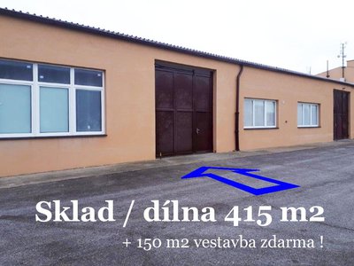 Pronájem skladu 415 m² Praha