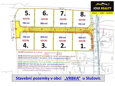 Prodej stavební parcely 826 m² Opava