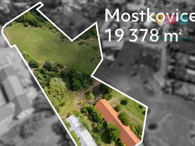 Prodej stavební parcely 19378 m² Mostkovice