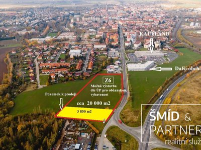 Prodej komerčního pozemku, 3850m²