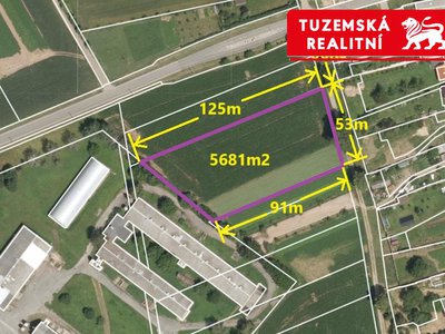 Prodej komerčního pozemku, 5681m²