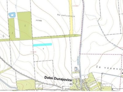 Dražba podílu zemědělské půdy 9859 m² Dolní Dunajovice