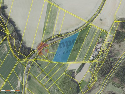 Prodej zemědělské půdy 6881 m² Velké Popovice