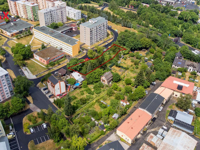 Prodej stavební parcely 1700 m² Karlovy Vary