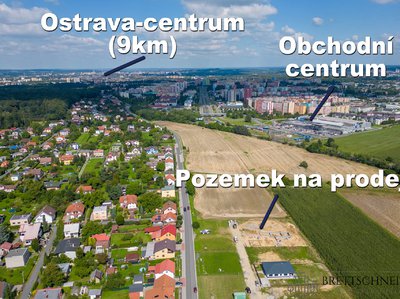 Prodej stavební parcely 964 m² Ostrava