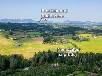 Prodej stavební parcely 1886 m² Kunčice pod Ondřejníkem