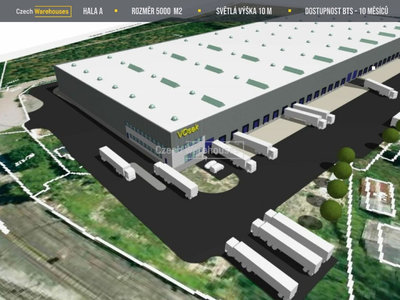 Pronájem skladu 5010 m² Velký Osek