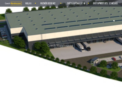 Pronájem skladu 9340 m² Most