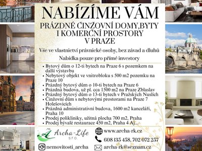 Prodej činžovního domu, 1000m²