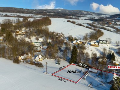 Prodej stavební parcely 1985 m² Rudník