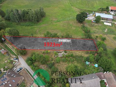 Prodej stavební parcely 1923 m² Předotice