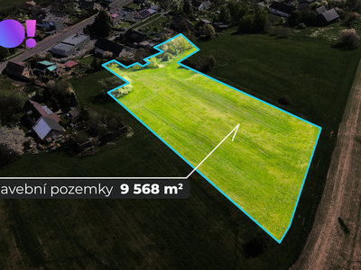 Prodej stavební parcely, 9568m²