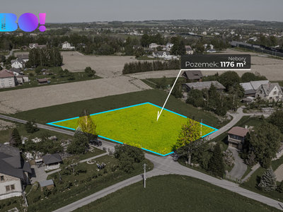 Prodej stavební parcely, 1176m²