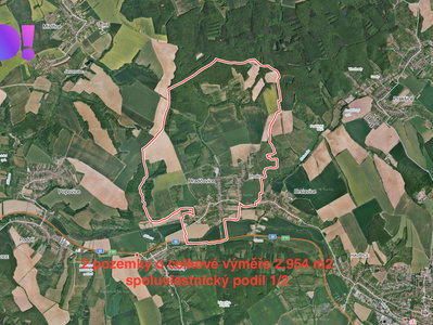 Prodej zemědělské půdy 1477 m² Hradčovice