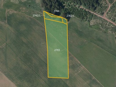 Prodej zemědělské půdy 11801 m² Čistá u Horek