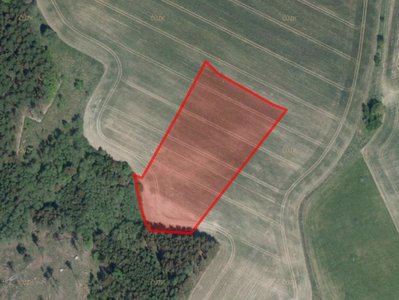 Prodej zemědělské půdy 12228 m² Zbýšov