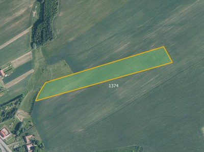 Prodej zemědělské půdy 10093 m² Senetářov