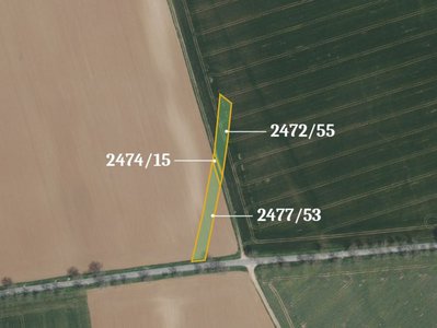 Prodej zemědělské půdy 3876 m² Vnorovy