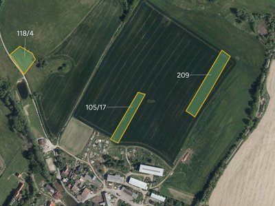 Prodej zemědělské půdy 5127 m² Mysletice