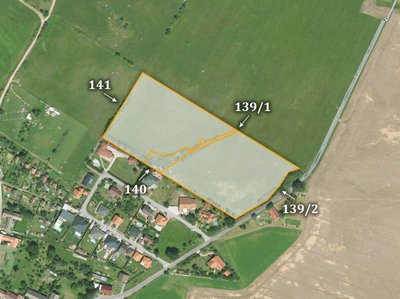 Prodej zemědělské půdy 17742 m² Klučov