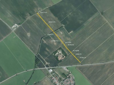 Prodej zemědělské půdy 7109 m² Moravská Nová Ves