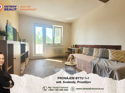 Pronájem bytu 1+1 36 m² Prostějov
