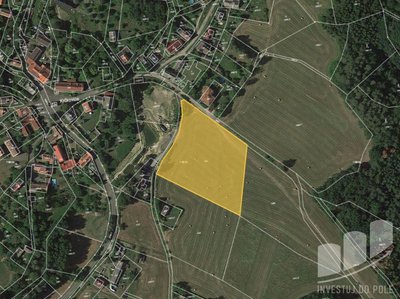 Prodej podílu zemědělské půdy 4997 m² Hrubá Skála