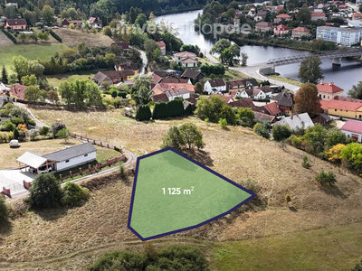 Prodej stavební parcely 1125 m² Kamýk nad Vltavou