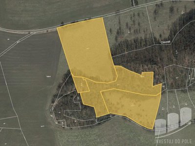 Prodej podílu zemědělské půdy 5048 m² Prackovice nad Labem