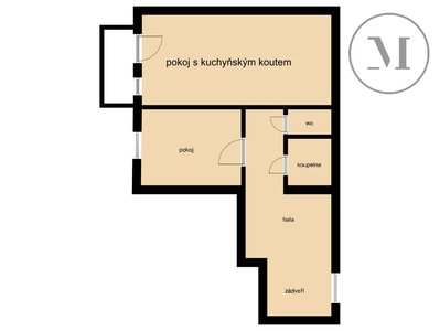 Prodej bytu 2+kk 45 m² České Budějovice