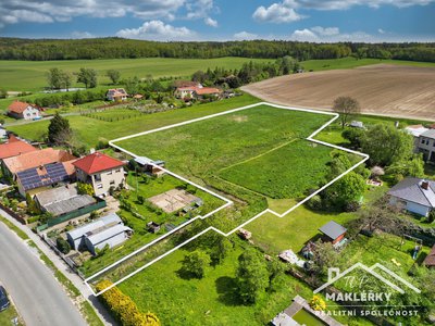 Prodej stavební parcely 7210 m² Ostřetín