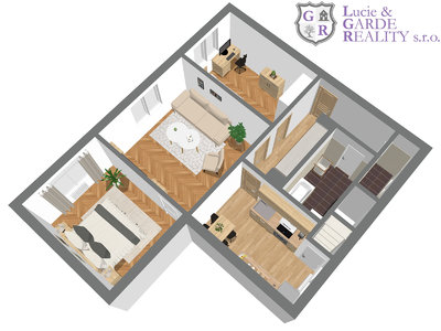 Prodej bytu 3+1, 64m²