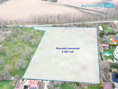 Prodej stavební parcely 5285 m² Plzeň